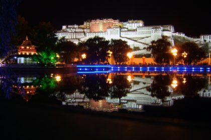 Potala Palace by night